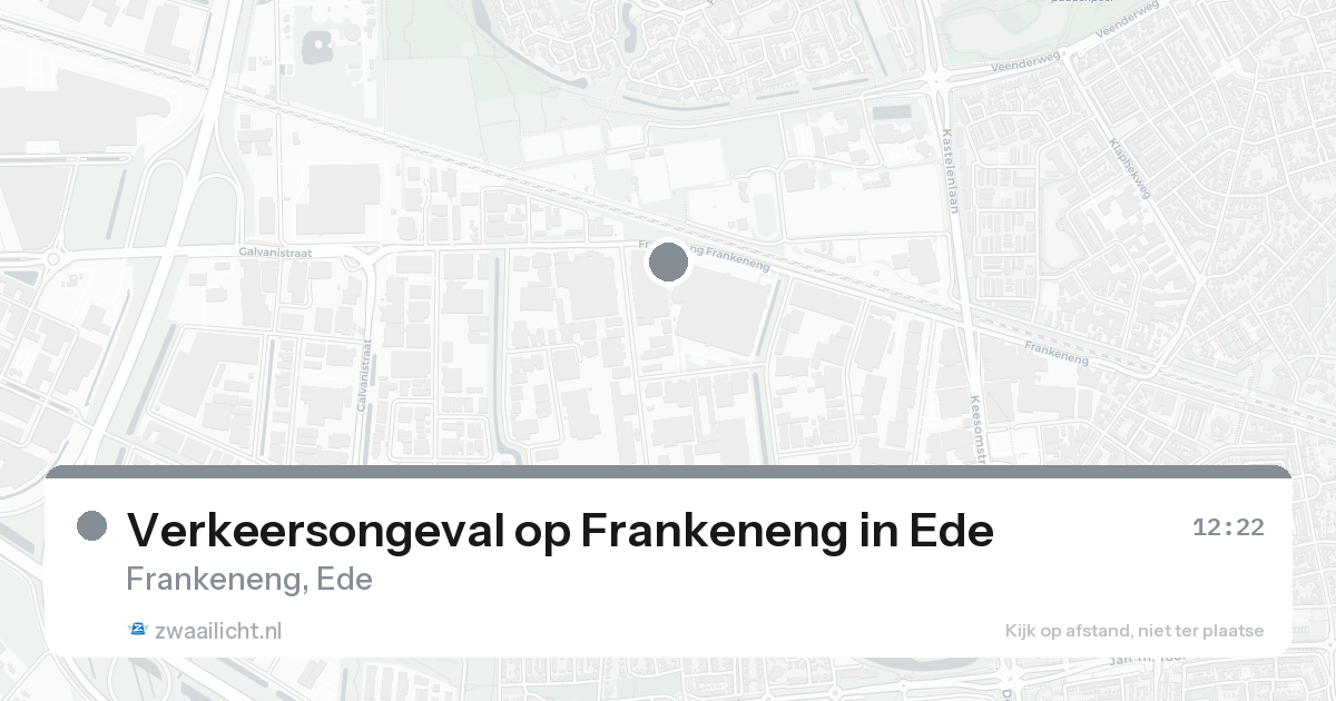 Verkeersongeval op Frankeneng in Ede — 10 jun 2026