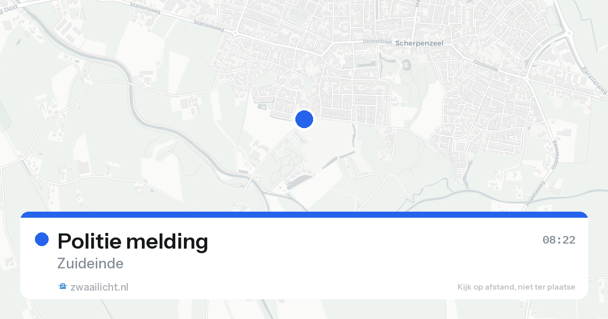 Politie melding — 15 jun 2026