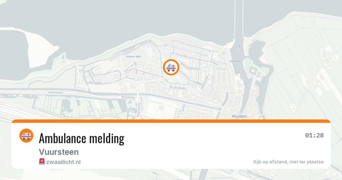 Ambulance melding — 4 jul 2026