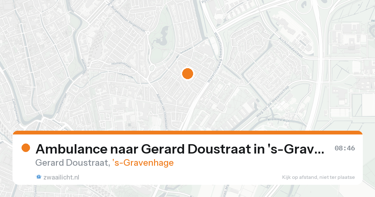 Ambulance naar Gerard Doustraat in 's-Gravenhage — 7 feb 2026