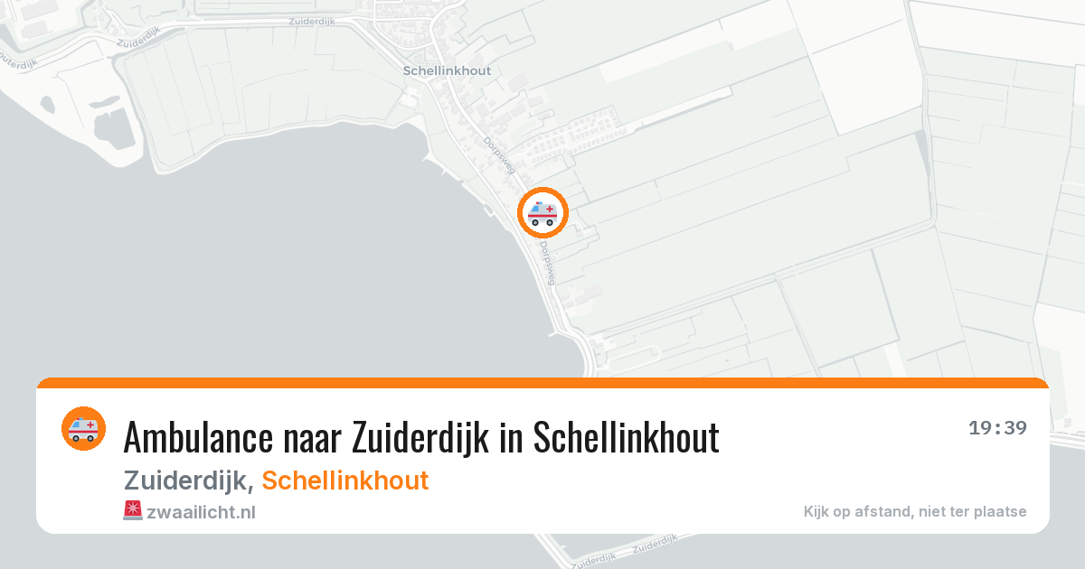 Ambulance naar Zuiderdijk in Schellinkhout — 3 jun 2026
