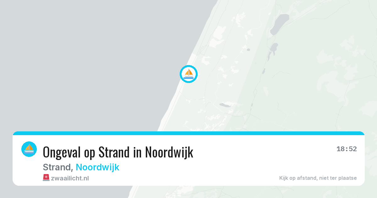 Ongeval op Strand in Noordwijk — 18 jun 2026