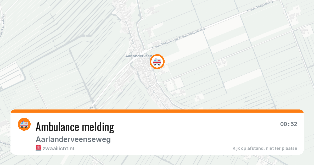 Ambulance melding — 30 mei 2026