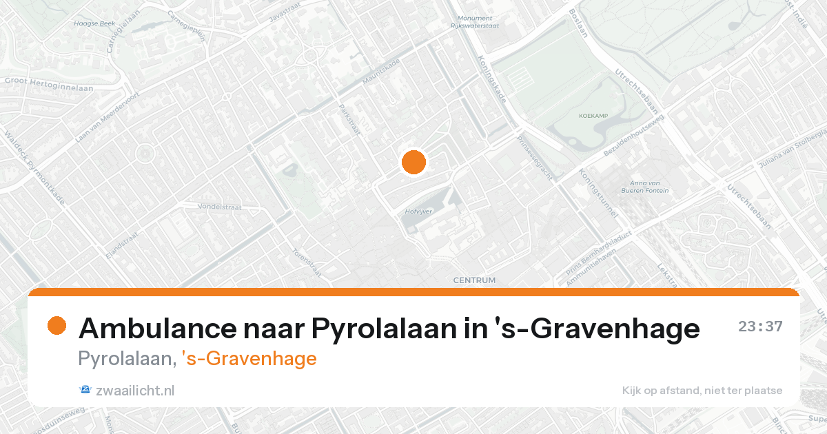 Ambulance naar Pyrolalaan in 's-Gravenhage — 7 feb 2026