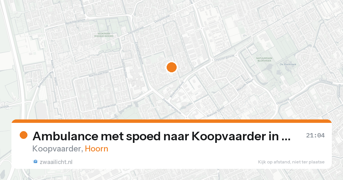 Ambulance met spoed naar Koopvaarder in Hoorn — 7 feb 2026