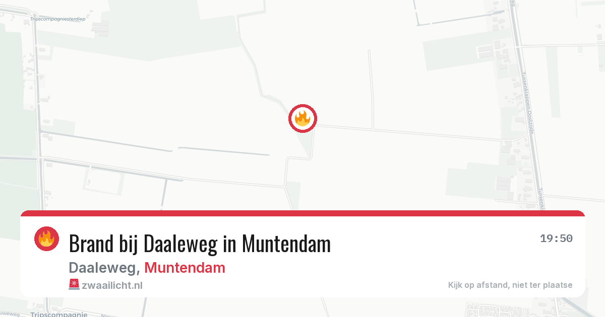 Brand bij Daaleweg in Muntendam — 30 jun 2026