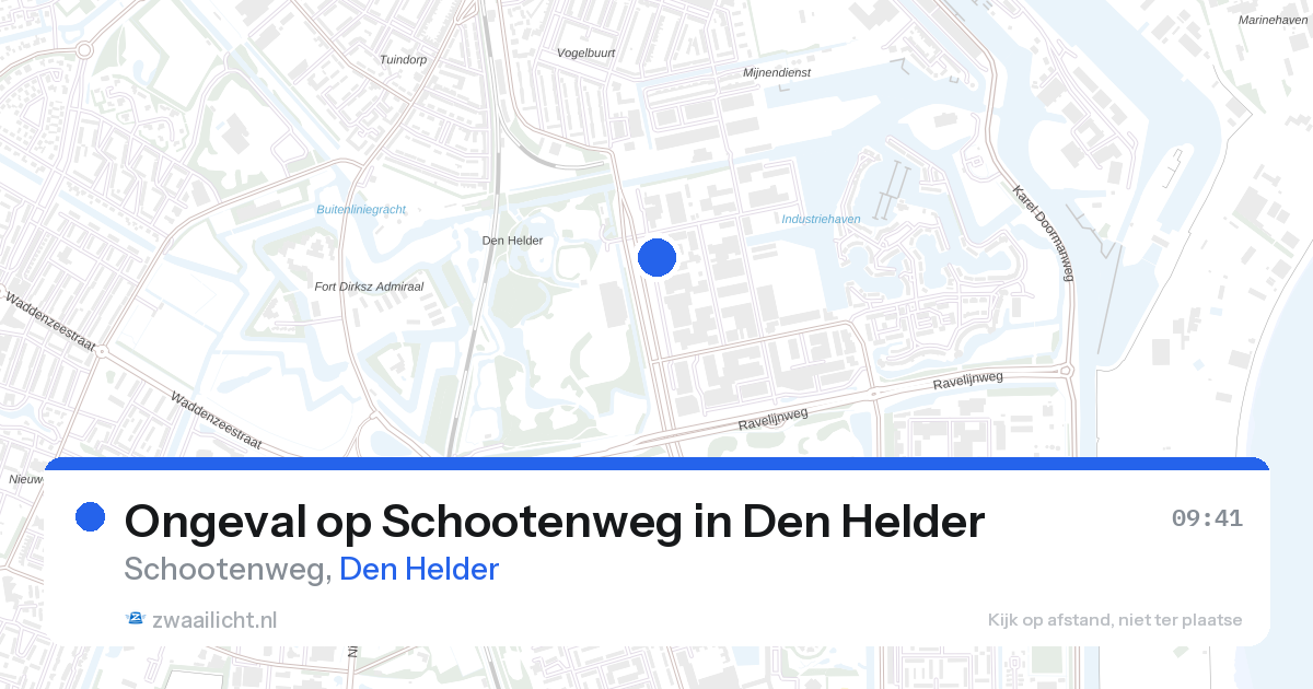 Ongeval op Schootenweg in Den Helder — 27 aug 2026