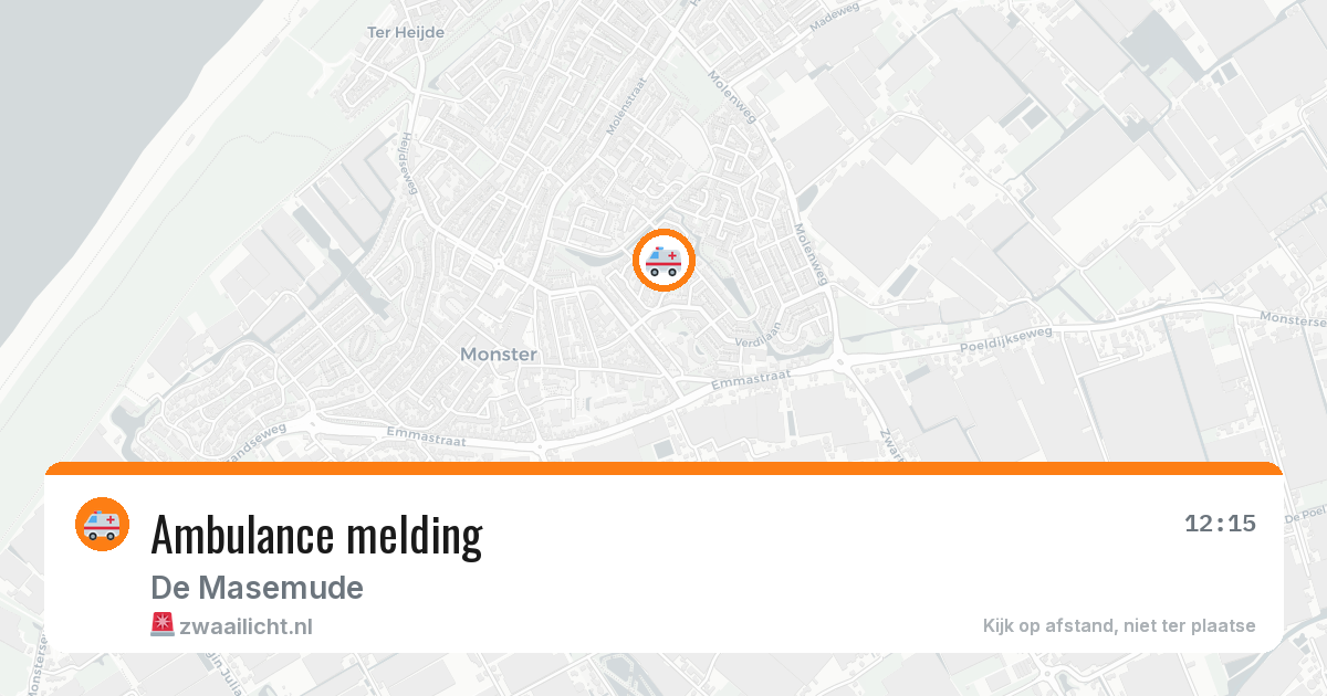 Ambulance melding — 27 feb 2026