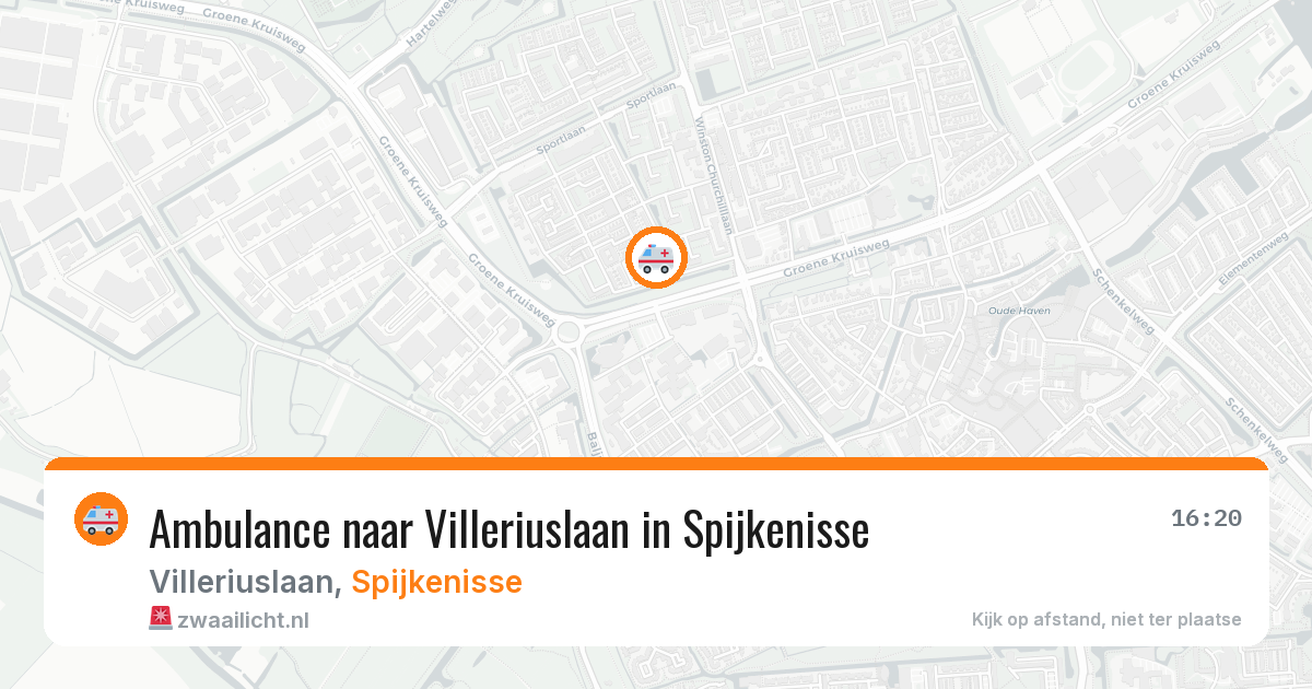 Ambulance naar Villeriuslaan in Spijkenisse — 25 mrt 2026