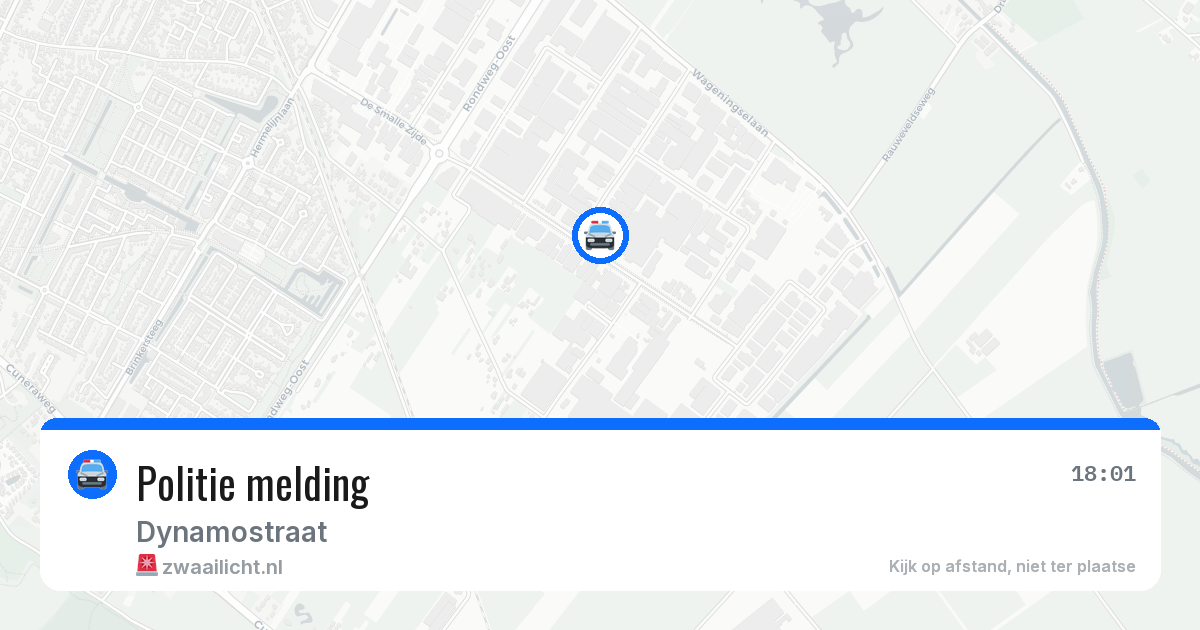 Politie melding — 25 jun 2026