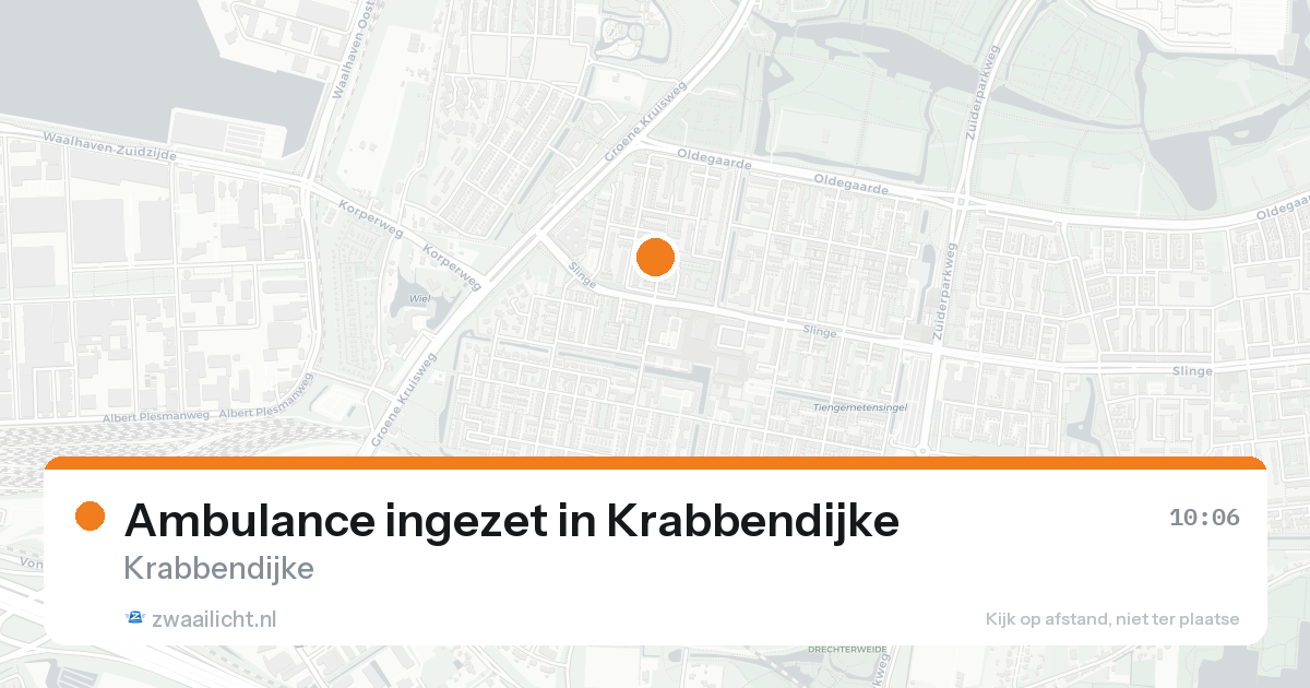 Ambulance ingezet in Krabbendijke — 8 feb 2026