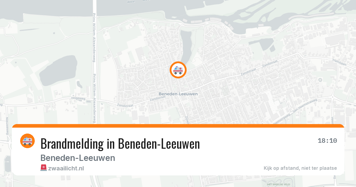 Brandmelding in Beneden-Leeuwen — 12 jun 2026