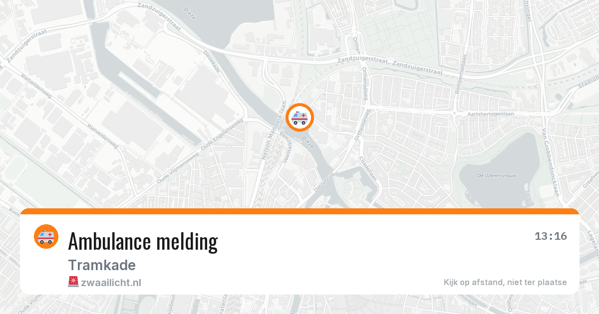 Ambulance melding — 17 apr 2026