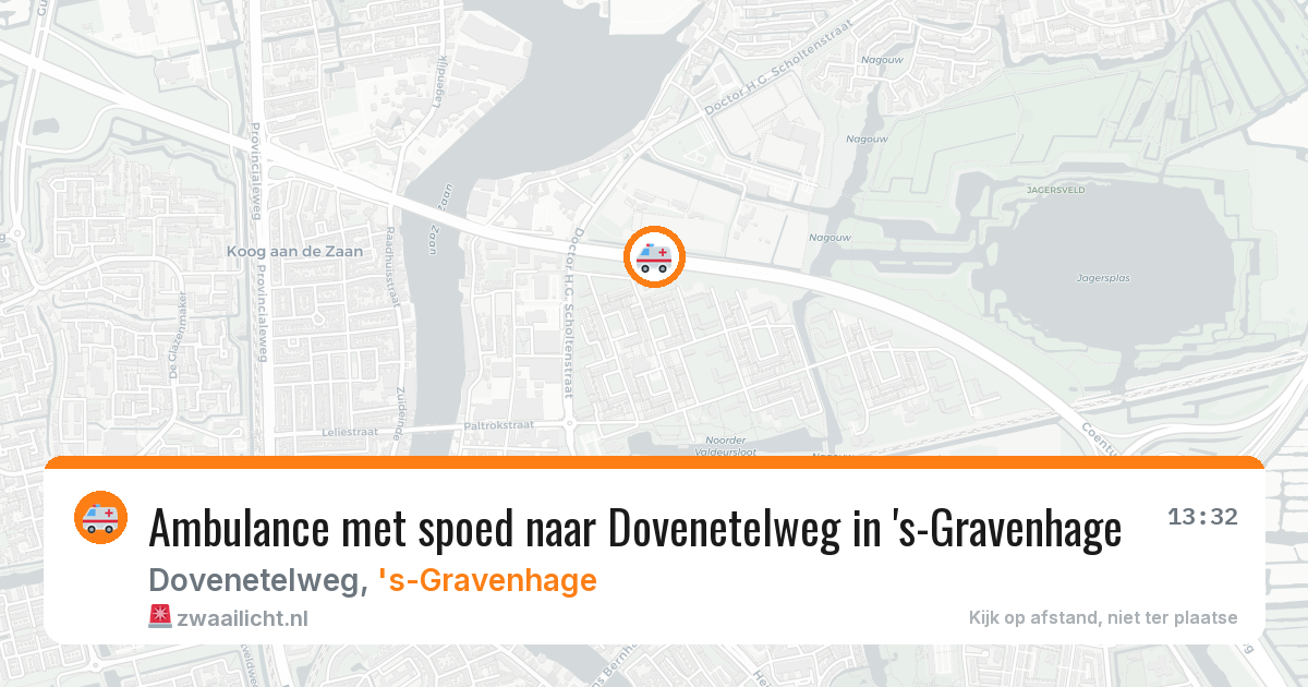 Ambulance met spoed naar Dovenetelweg in 's-Gravenhage — 9 feb 2026