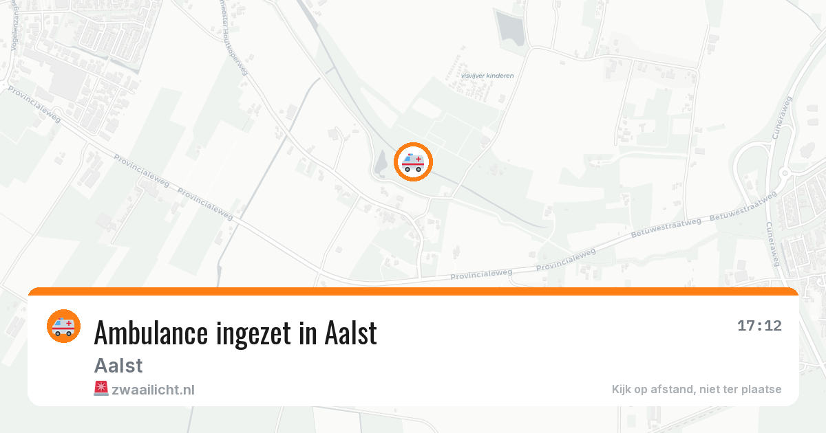 Ambulance ingezet in Aalst — 1 aug 2026