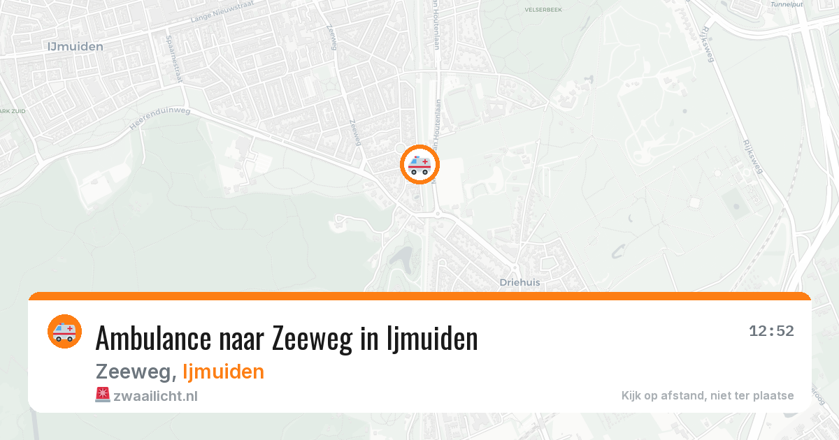 Ambulance naar Zeeweg in Ijmuiden — 11 mei 2026