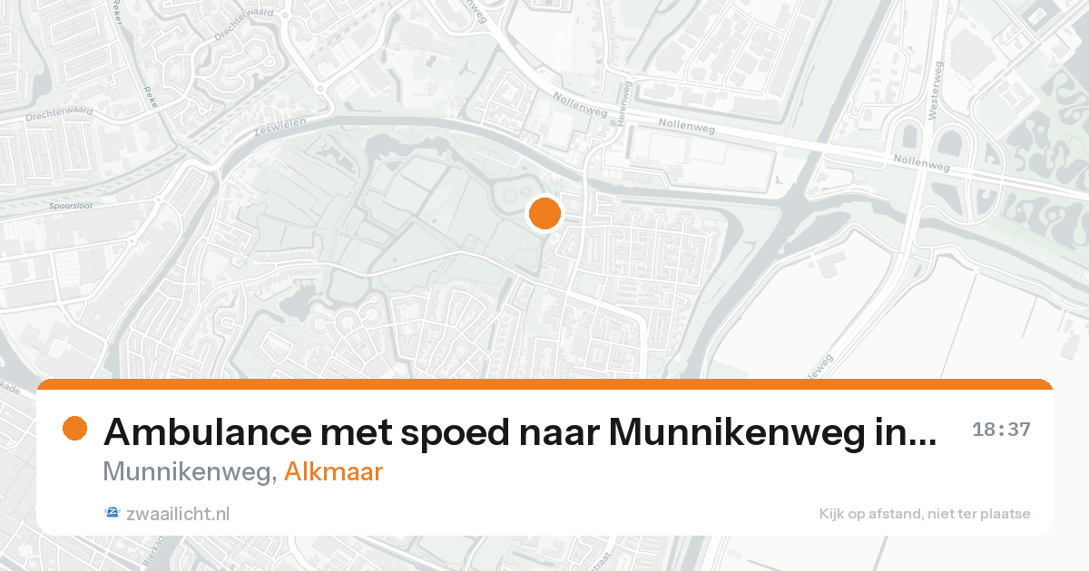 Ambulance met spoed naar Munnikenweg in Alkmaar — 5 jun 2026