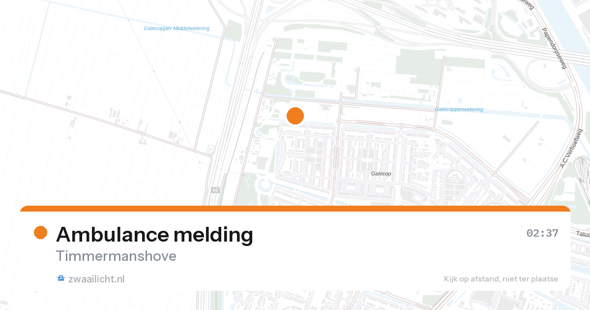Ambulance melding — 1 feb 2026