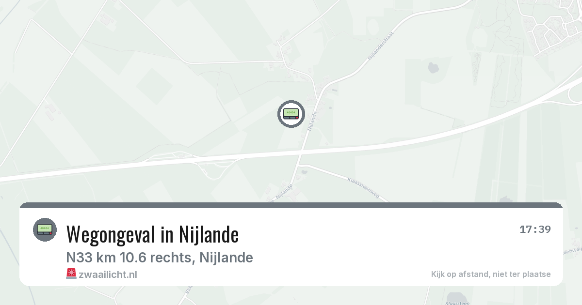 Wegongeval in Nijlande — 3 mrt 2026