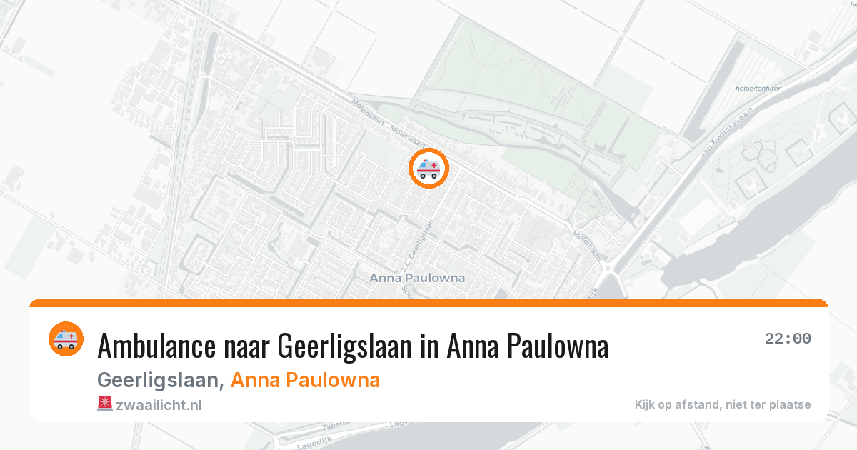 Ambulance naar Geerligslaan in Anna Paulowna — 8 feb 2026