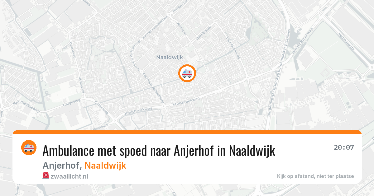 Ambulance met spoed naar Anjerhof in Naaldwijk — 15 jun 2026