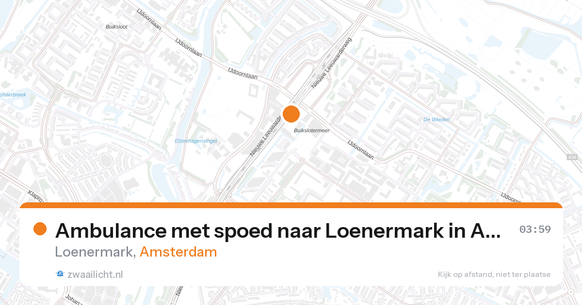 Ambulance met spoed naar Loenermark in Amsterdam — 7 feb 2026