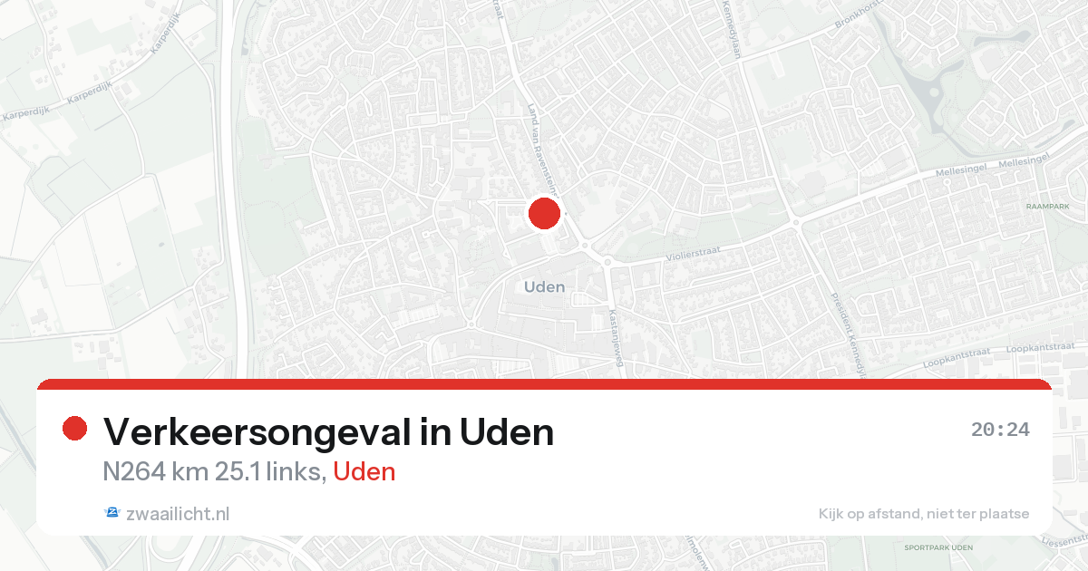 Verkeersongeval in Uden — 31 jan 2026