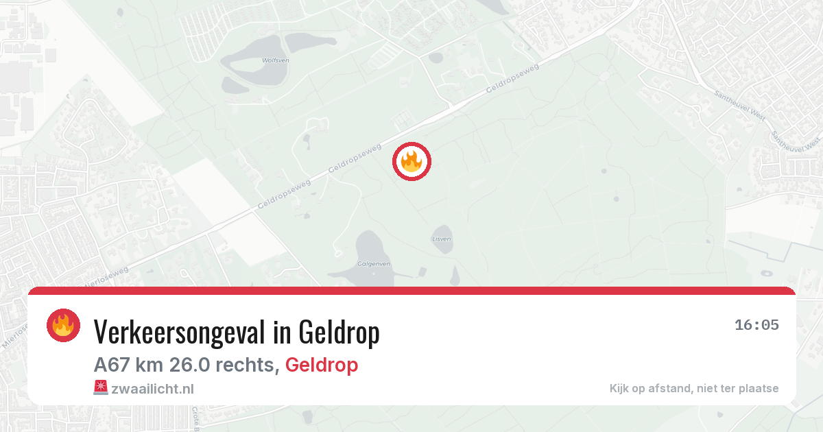 Verkeersongeval in Geldrop — 13 feb 2026