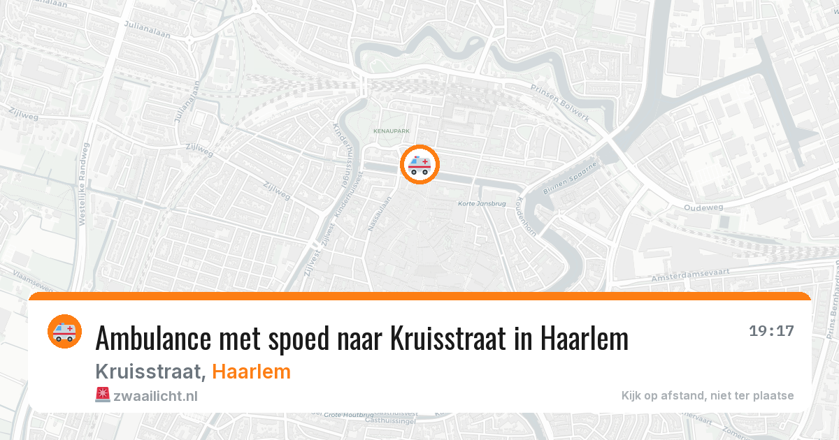 Ambulance met spoed naar Kruisstraat in Haarlem — 5 mei 2026