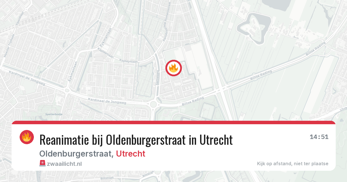 Reanimatie bij Oldenburgerstraat in Utrecht — 22 mei 2026