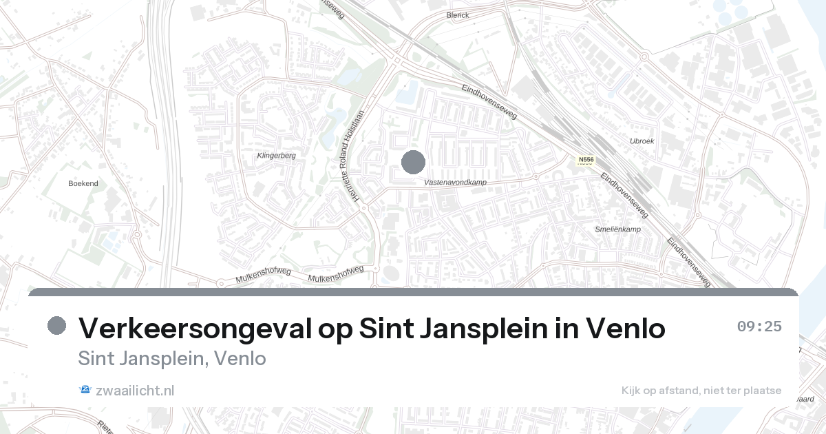 Verkeersongeval op Sint Jansplein in Venlo — 27 aug 2026