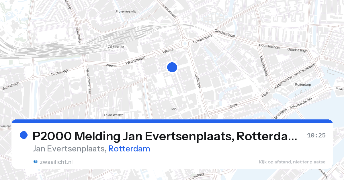 P2000 Melding Jan Evertsenplaats, Rotterdam — 28 aug 2026