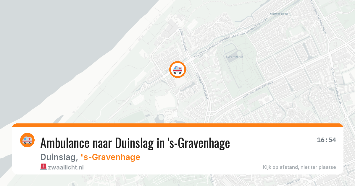 Ambulance naar Duinslag in 's-Gravenhage — 13 jun 2026