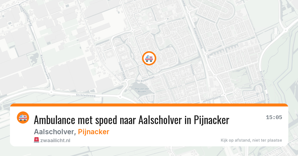 Ambulance met spoed naar Aalscholver in Pijnacker — 30 apr 2026