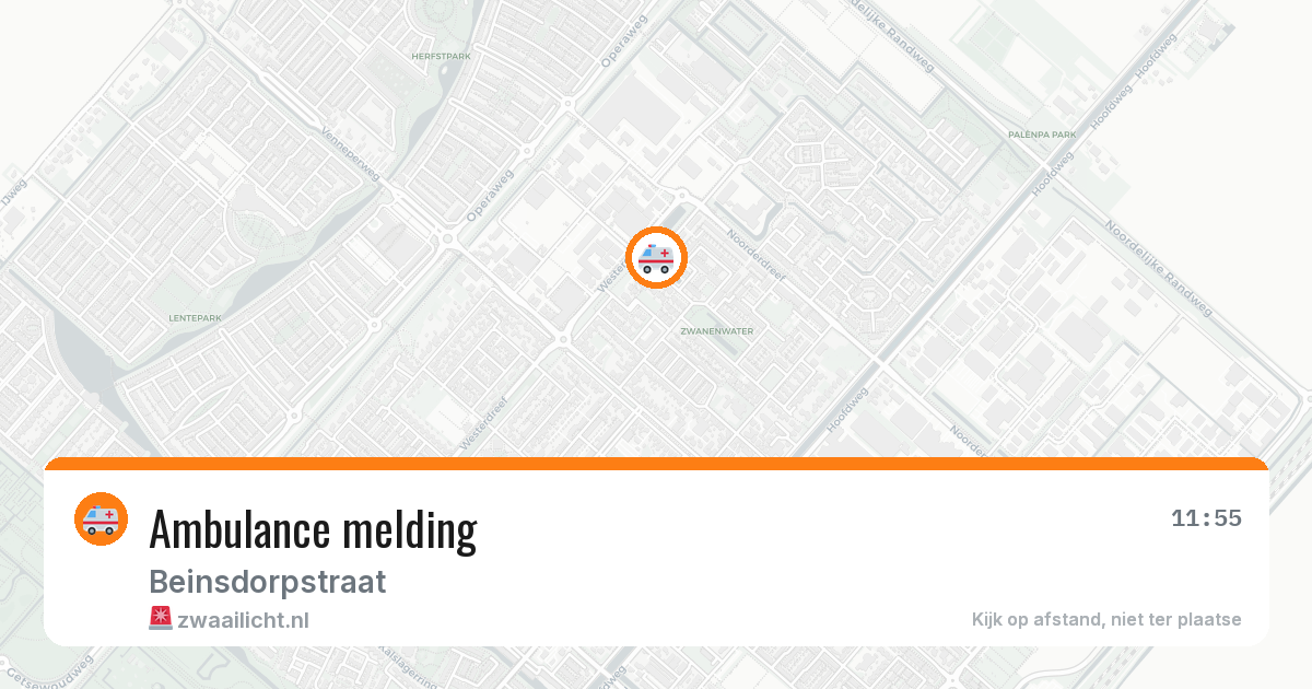 Ambulance melding — 8 apr 2026