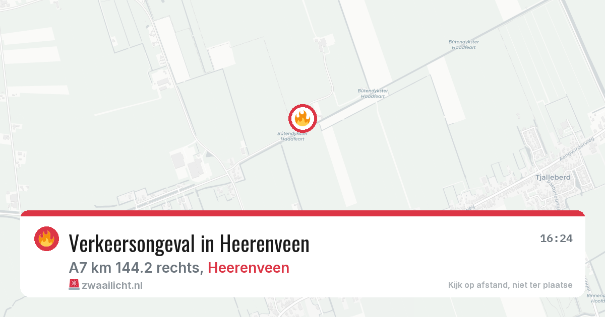 Verkeersongeval in Heerenveen — 17 apr 2026