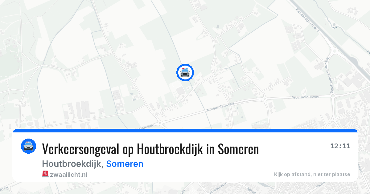 Verkeersongeval op Houtbroekdijk in Someren — 30 jun 2026