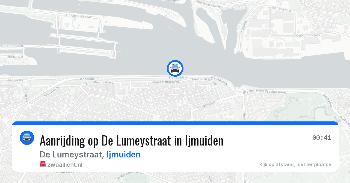 Aanrijding op De Lumeystraat in Ijmuiden — 5 jun 2026