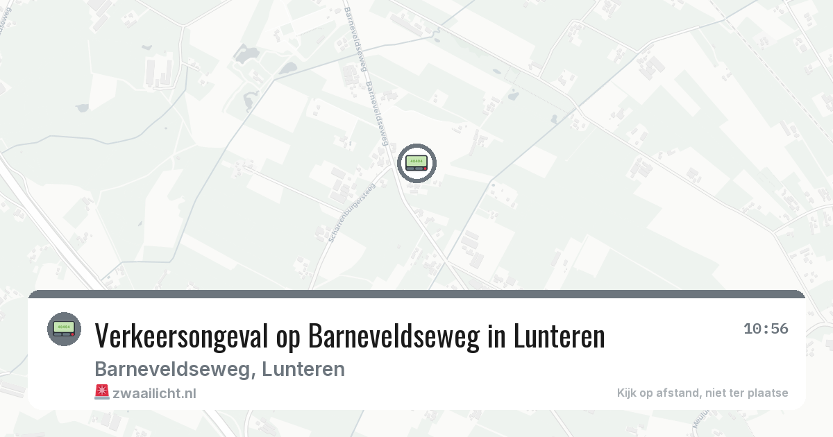 Verkeersongeval op Barneveldseweg in Lunteren — 8 aug 2026