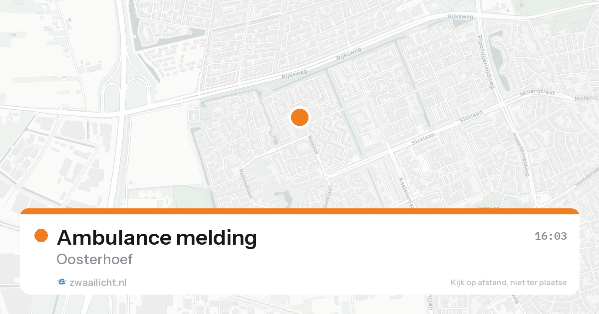 Ambulance melding — 7 feb 2026