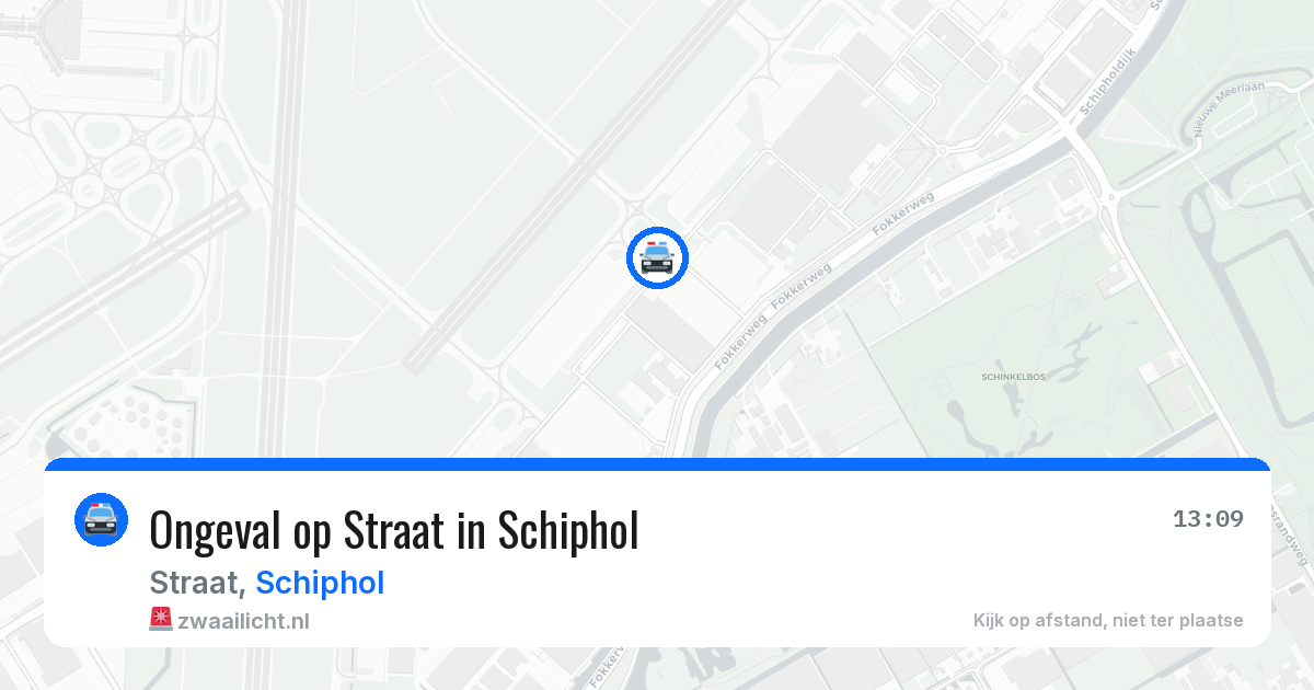 Ongeval op Straat in Schiphol — 26 mrt 2026