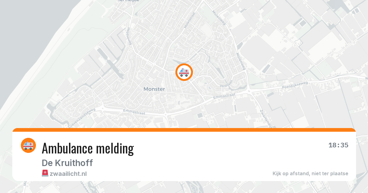 Ambulance melding — 5 aug 2026