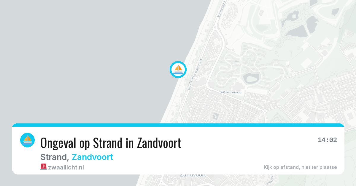 Ongeval op Strand in Zandvoort — 13 jun 2026