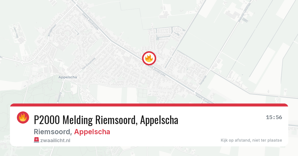P2000 Melding Riemsoord, Appelscha — 11 aug 2026