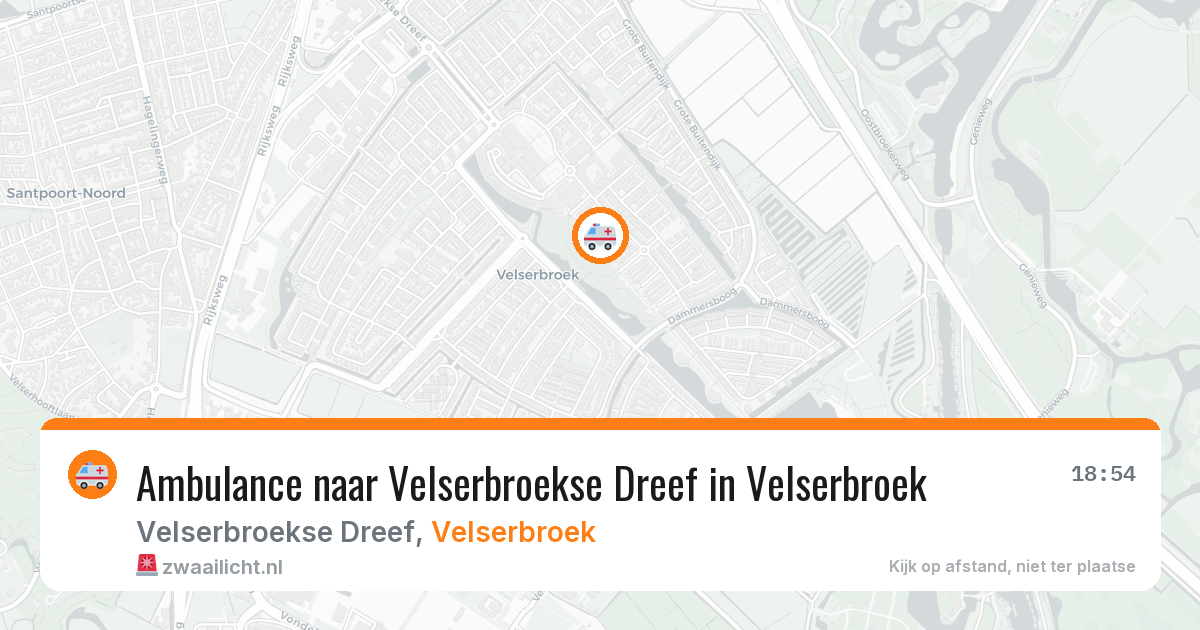 Ambulance naar Velserbroekse Dreef in Velserbroek — 6 jun 2026