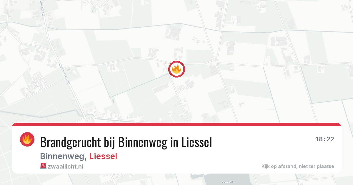 Brandgerucht bij Binnenweg in Liessel — 2 mrt 2026