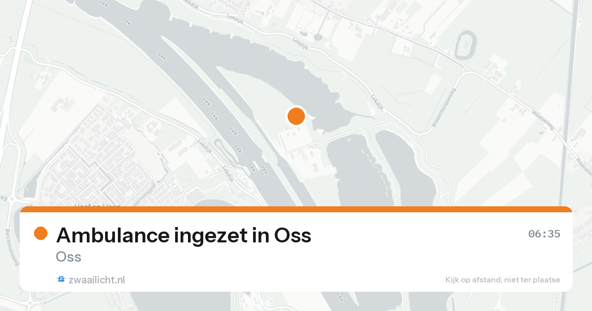 Ambulance ingezet in Oss — 8 feb 2026