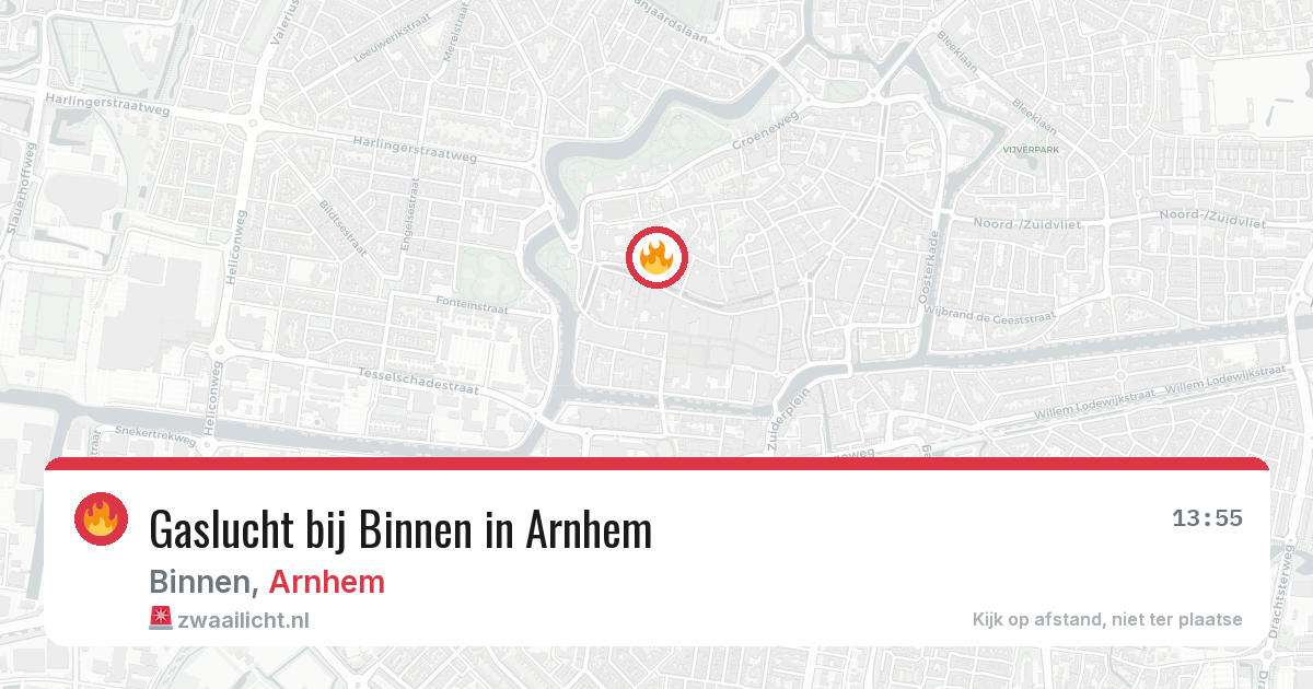 Gaslucht bij Binnen in Arnhem — 27 mrt 2026