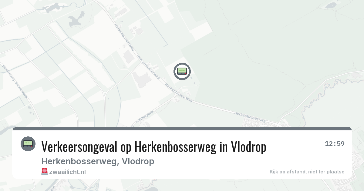 Verkeersongeval op Herkenbosserweg in Vlodrop — 22 mei 2026
