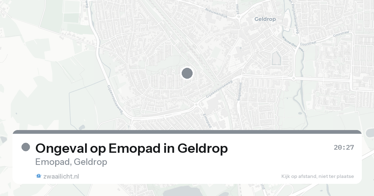 Ongeval op Emopad in Geldrop — 16 feb 2026